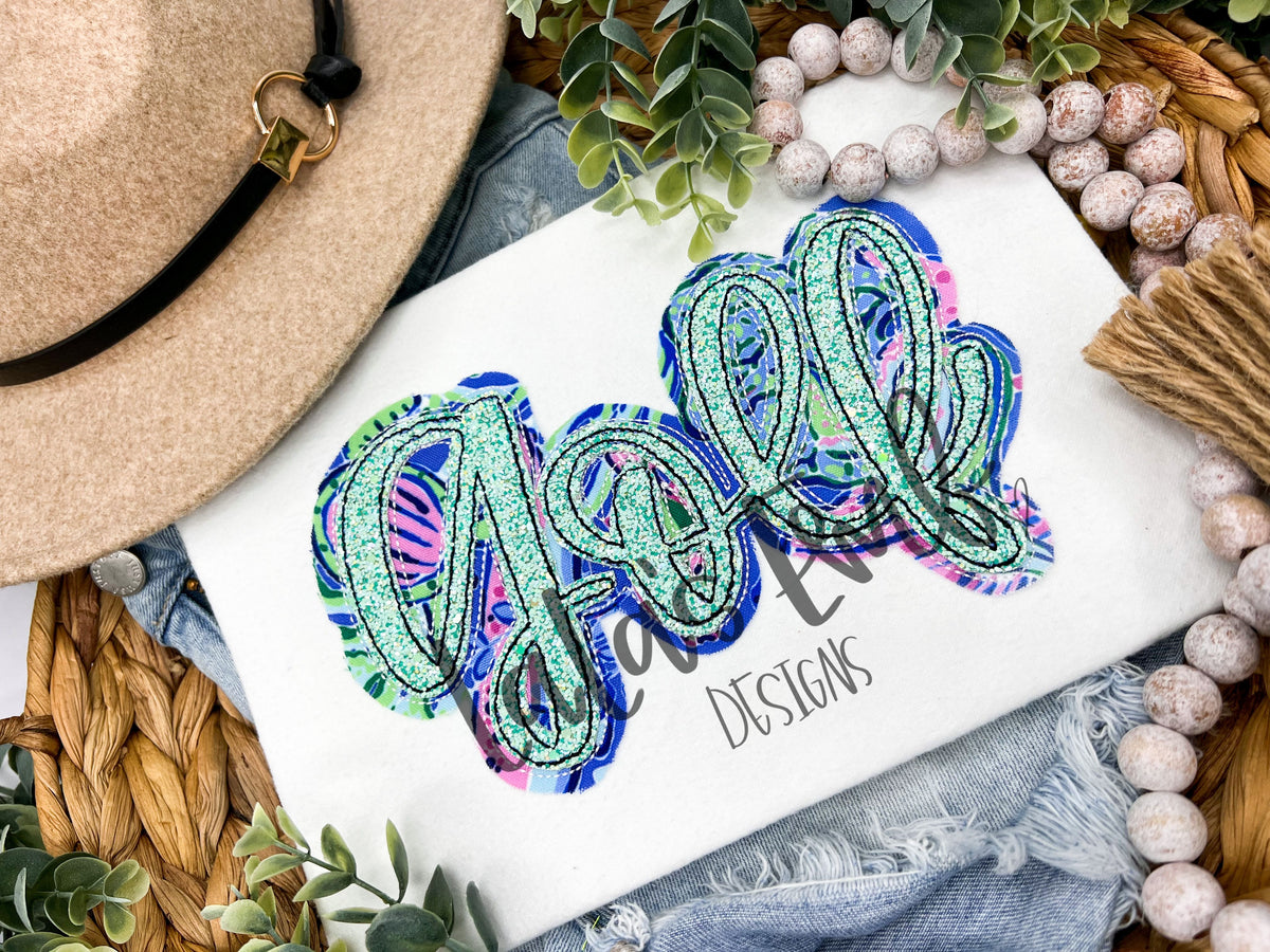 Golf Double Stack Applique Design – Lalasembroiderydesigns