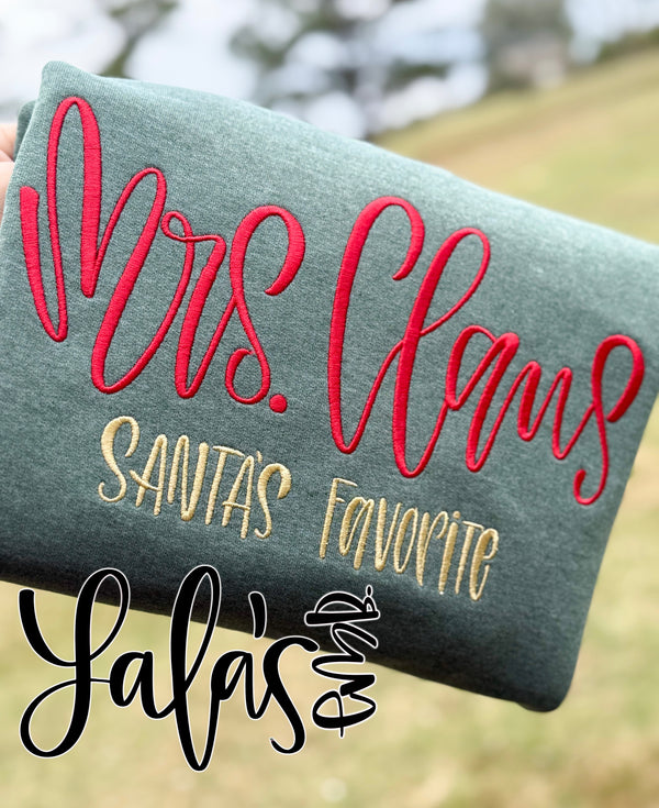Mrs. Claus *** Favorite Embroidery Design