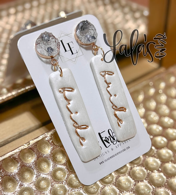 Bride Earring - Custom Made by Lala's