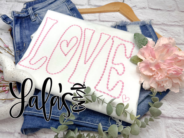 LOVE Applique / Embroidery Design - LaLa's EMB Design