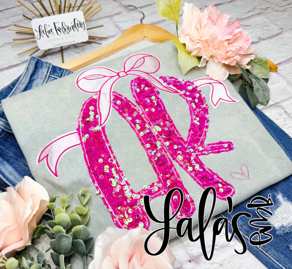 State + Bow (Custom Hand Lettered) T-Shirt
