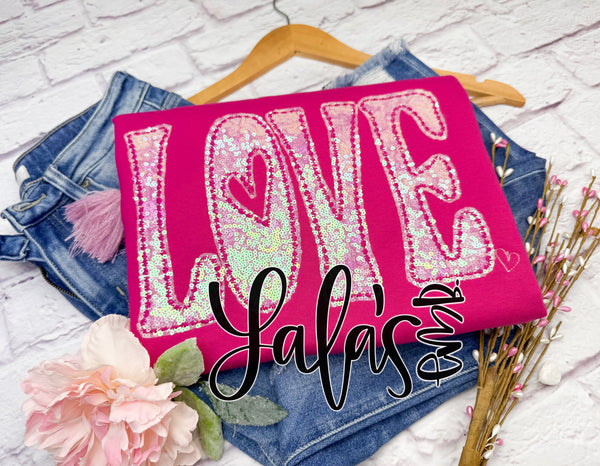 LOVE Applique / Embroidery Design - LaLa's EMB Design