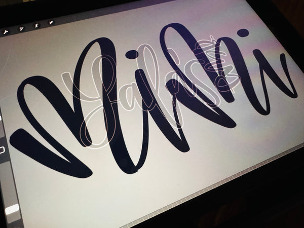 MiMi *add on* Embroidery Design - Hand Lettered By LaLa's