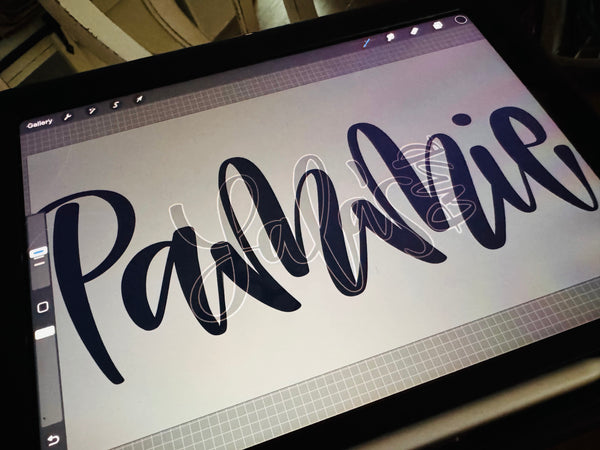 Pammie *add on* Embroidery Design - Hand Lettered By LaLa's