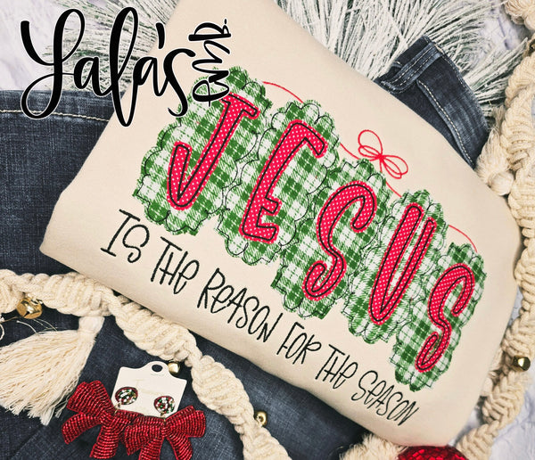 Jesus - The Reason For The Season - Frames Applique / Embroidery Design