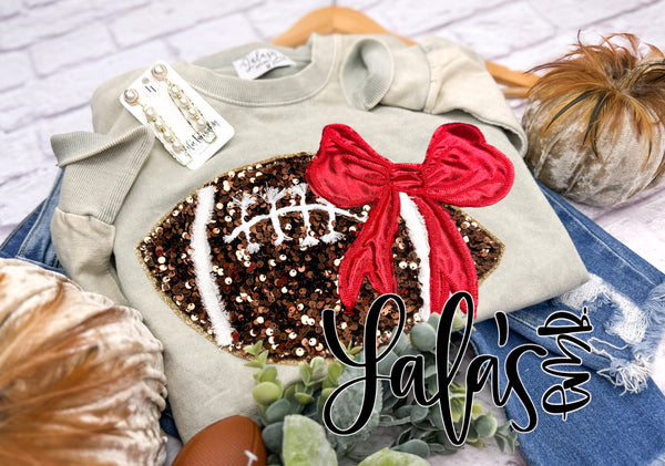 Touchdown Football *Hi Lo Lalas Apparel Bling Sweatshirt