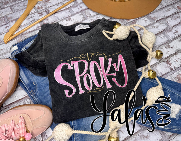 Stay Spooky Embroidery Design