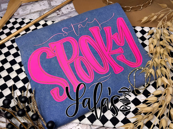 Stay Spooky *ZigZag* Applique Design