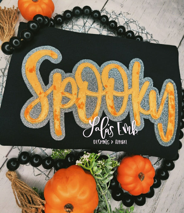 Spooky Double Stack Applique Design