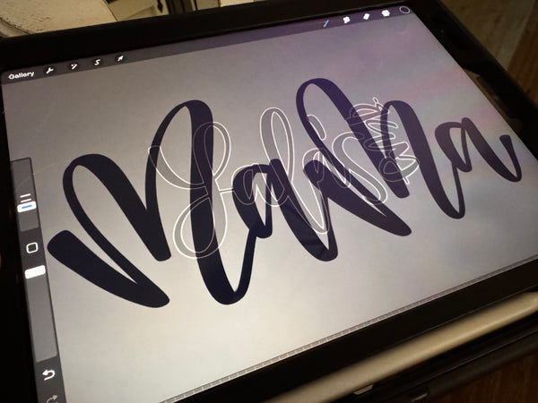 Mama *add on* Embroidery Design - Hand Drawn By Lala's
