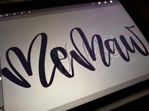 MeMaw *Add On* Embroidery Design - Hand Lettered By LaLa's