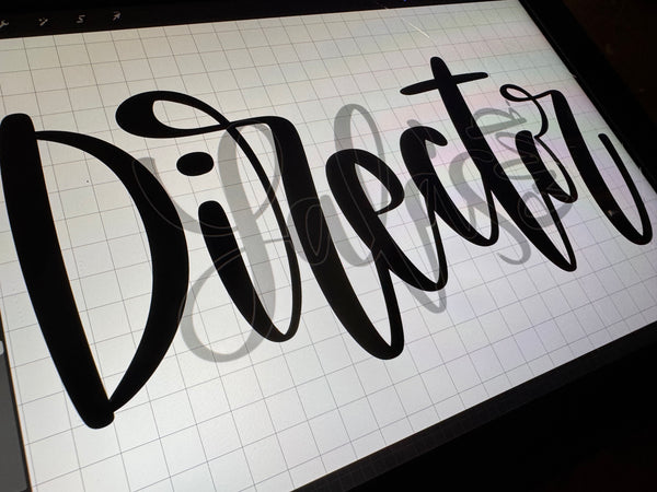 Director *Add On* Embroidery Design - Hand Lettered By LaLa's