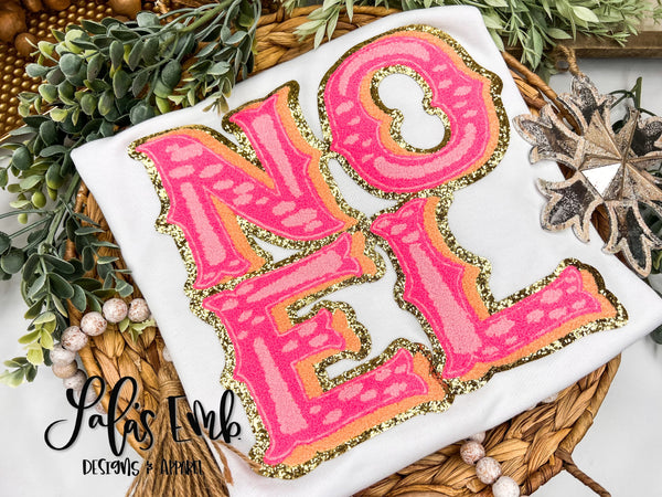 NOEL Chenille Adhesive Patch