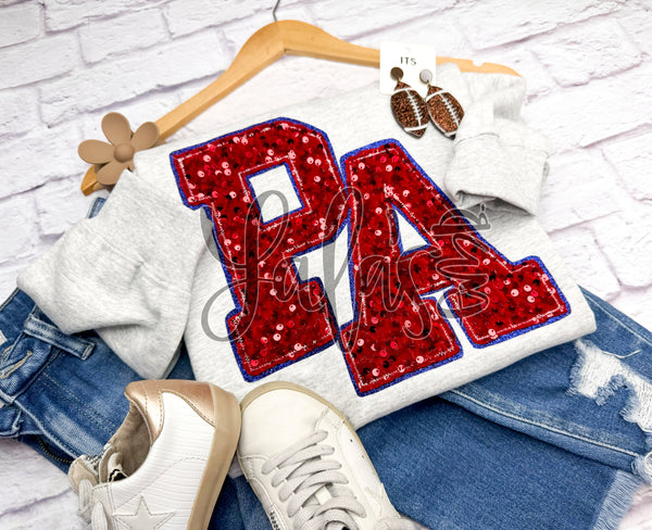 Bling PA Varsity Letter Sweatshirt