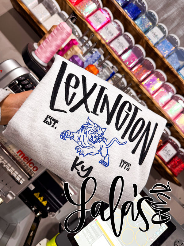 Vintage KY Embroidery Design - Hand Lettered By LaLa's