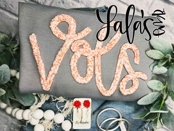 Vols Yarn Design - ZigZag Hand Lettered Design by LaLa's