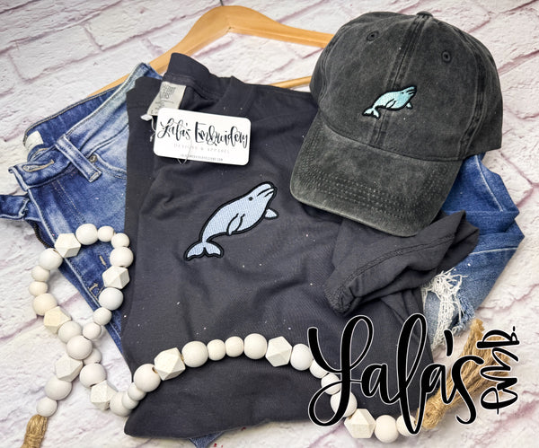 Sassy Whale / T-shirt & Hat