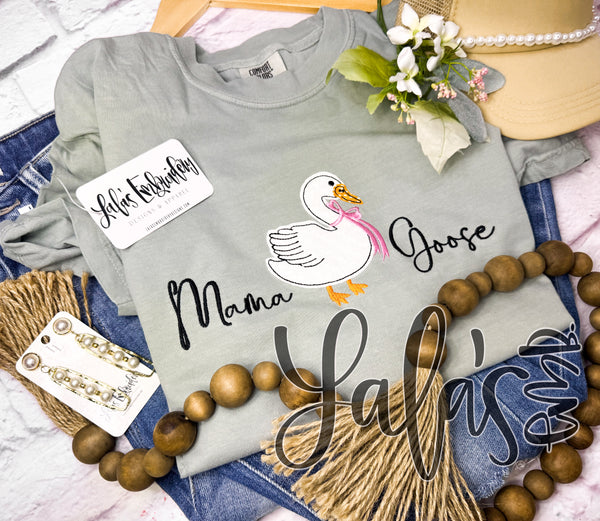 Mama Goose Embroidery+Applique Design