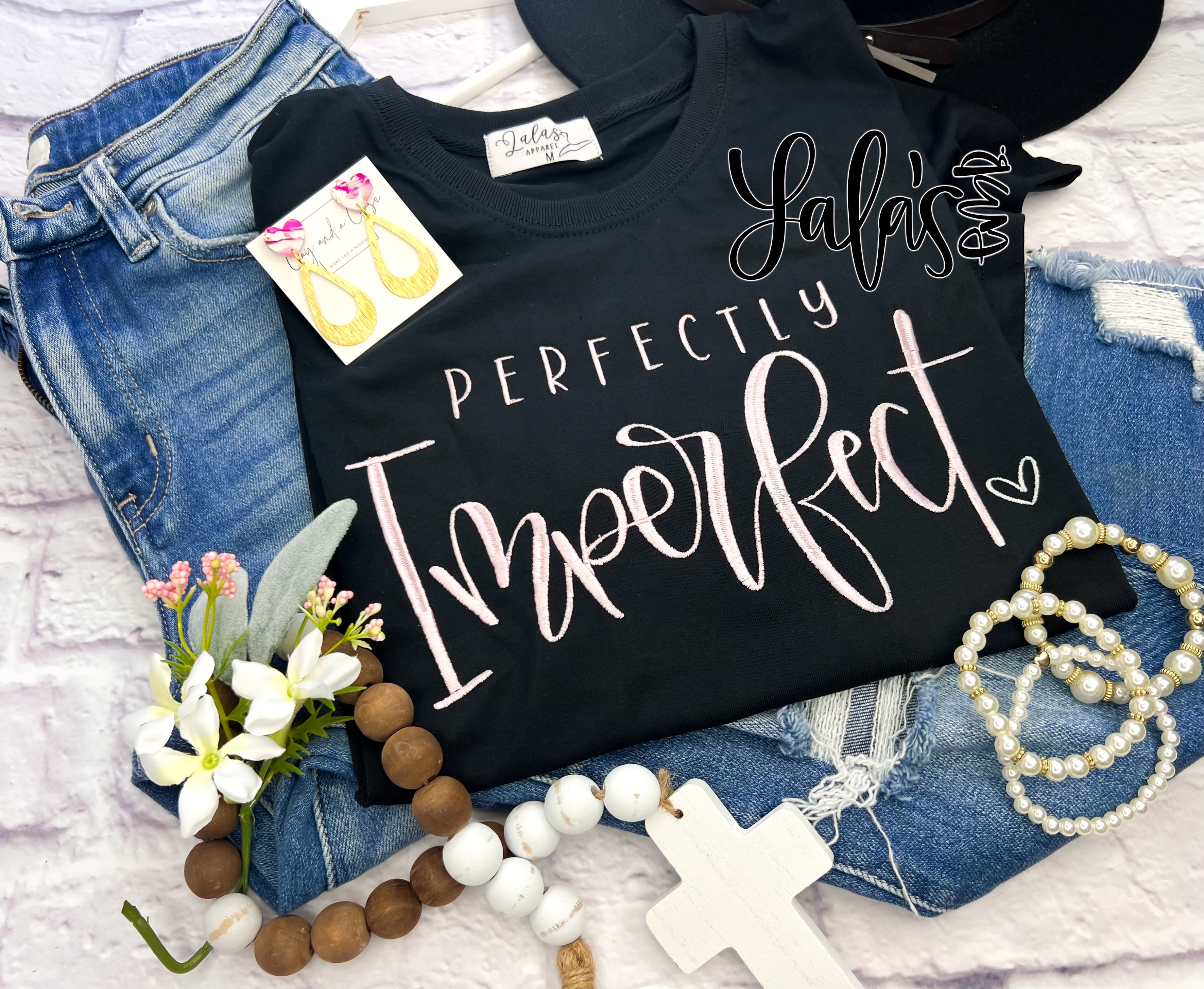 Perfectly Imperfect Embroidery Design *EXCLUSIVE Hand Lettered By LaLa ...