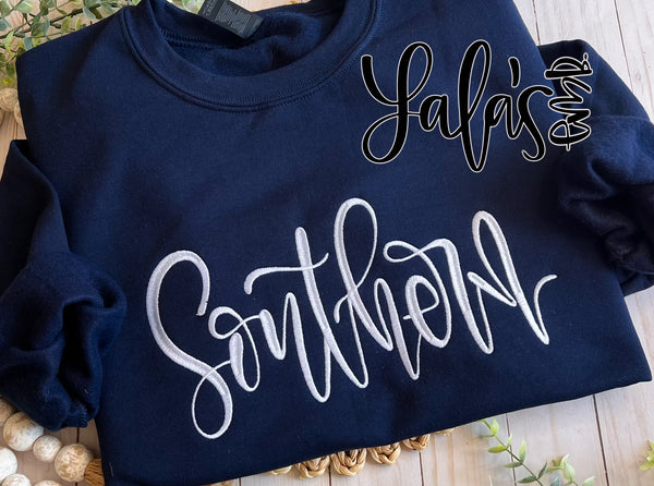 Southern - Satin Embroidery Design