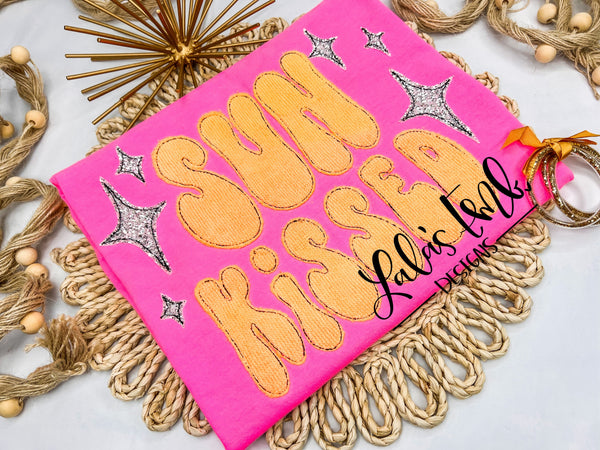 Retro Sunkissed Applique Design