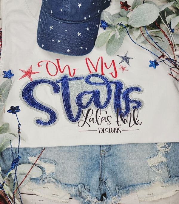 Oh My Stars Applique / Embroidery Design