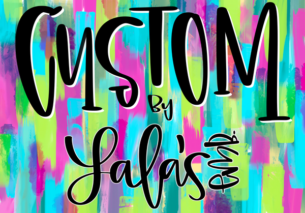 ONE word CUSTOM Hand Lettered word By: Lala's