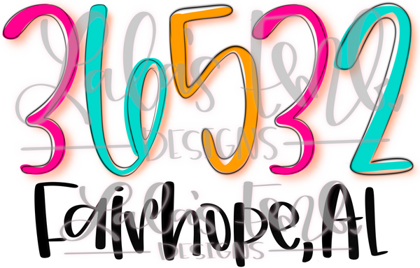 36532 Fairhope, AL *Printable PNG