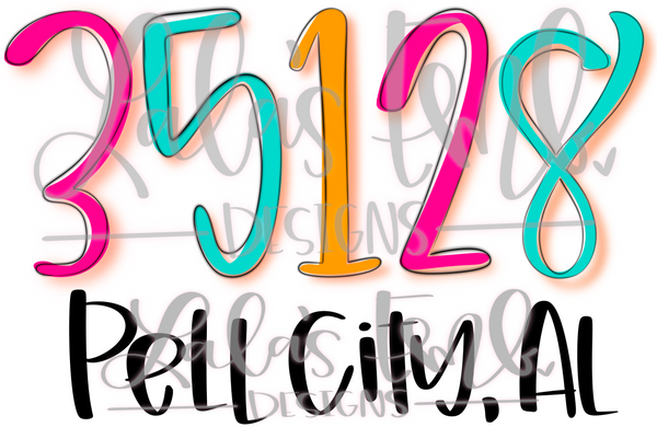 35128 Pell City, AL *Printable PNG