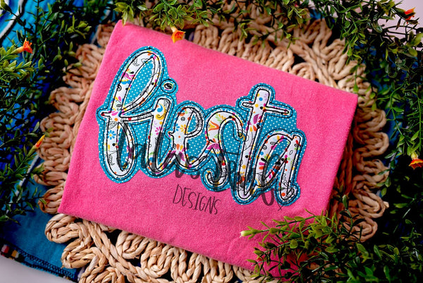 Fiesta Double Stack Applique Design