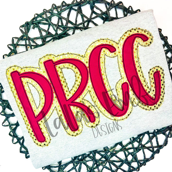 PRCC Double Stack Applique Design