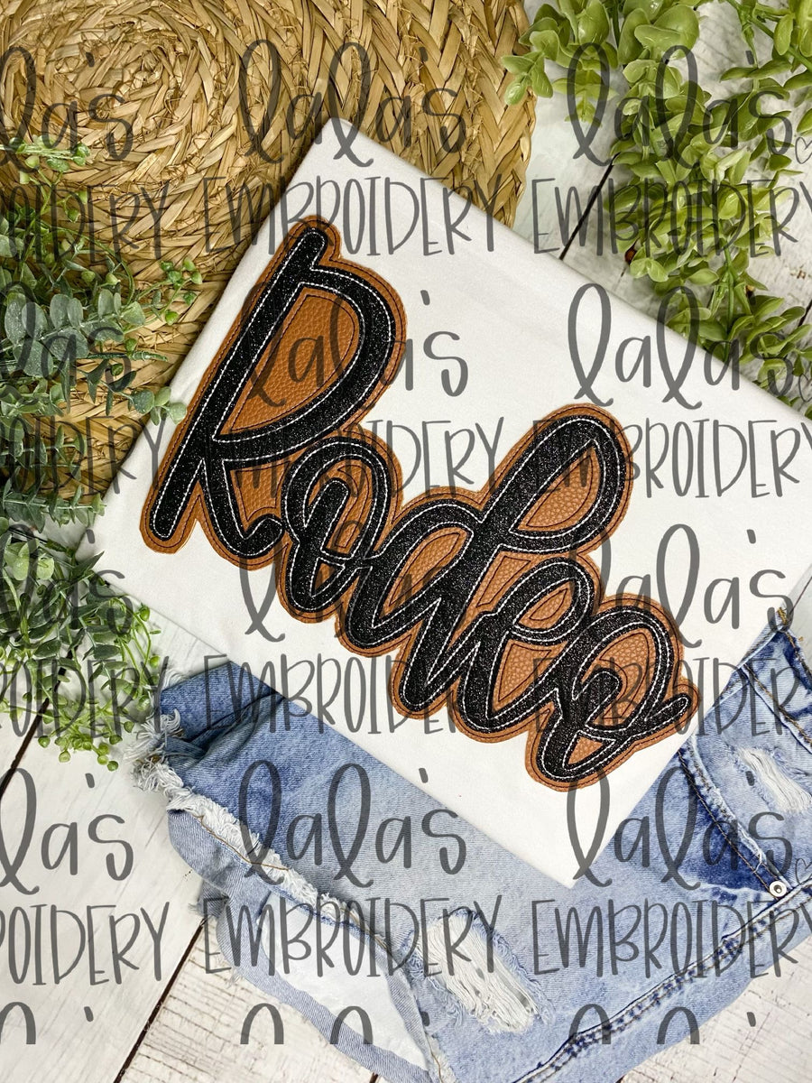 RODEO Double Stack Applique Design – Lalasembroiderydesigns