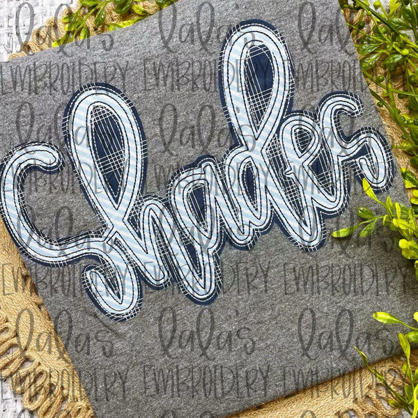 Shades Double Stack Applique Design